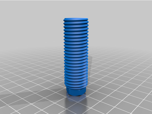my customized nut job bolt washer threaded rod factory by highway11 3d print model - Mito3D
