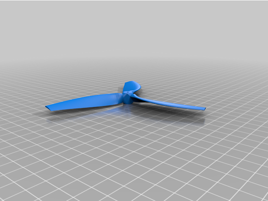 my customized parametric propeller v3 + v4 auto generate naca airfoil by pauliii1 3d print model - Mito3D