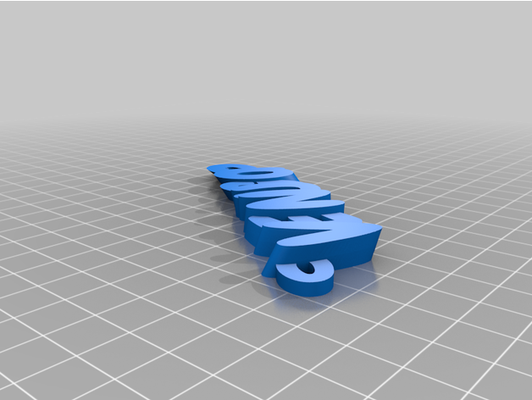 my personalizado iamburny v2 texto chaveiro by krismakers 3d print model - Mito3D