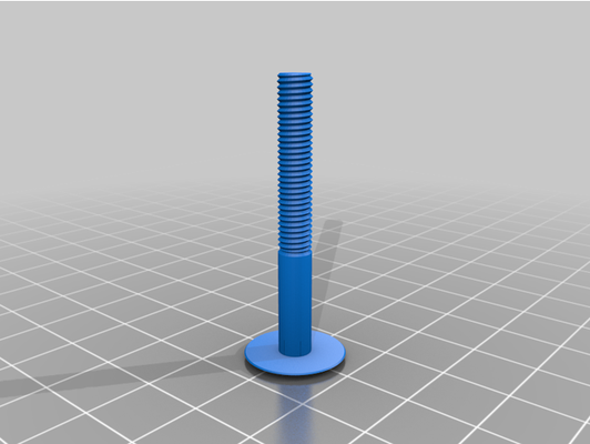my customized nut job bolt washer threaded rod factory by waynelee10 3d print model - Mito3D