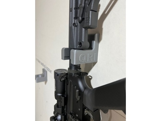 ar-15 buffer tube wall hanger by quickreactionindustries 3d print model - Mito3D