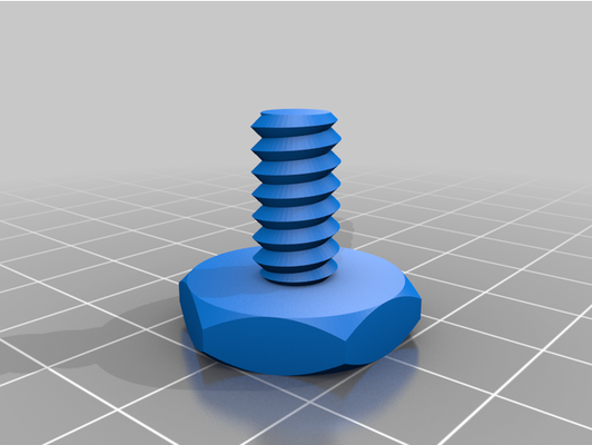 my customized nut job bolt washer threaded rod factory by chrisl106 3d print model - Mito3D