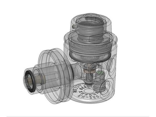 mergulho regulador ciclon 5000 by imbecil paz palco poseidon 3d print model - Mito3D