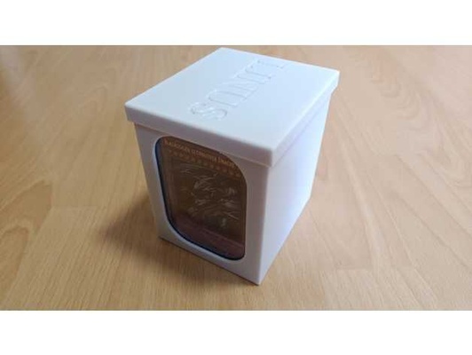 yu-gi-oh 50 card toploader case by potter aufbewahrung box pokemon scxhd yugioh 3d print model - Mito3D