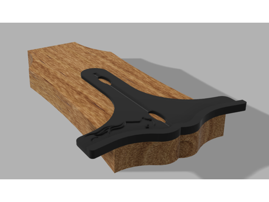 chitarra testa taglio jig gibson sg by bisonte les paolo jigs attrezzo lavorazione legno 3d print model - Mito3D