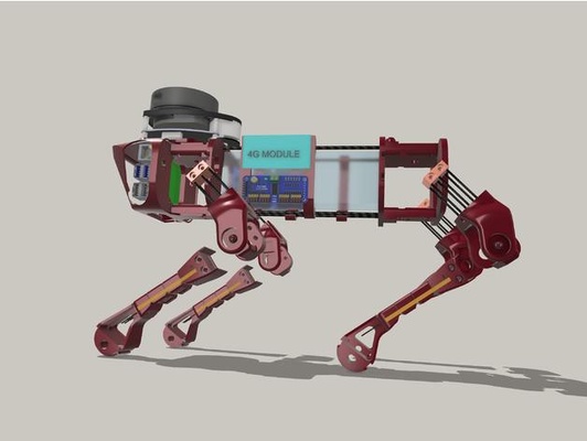 goldydogv6 by felipegalind0 robot chien place spotmicro 3d print model - Mito3D