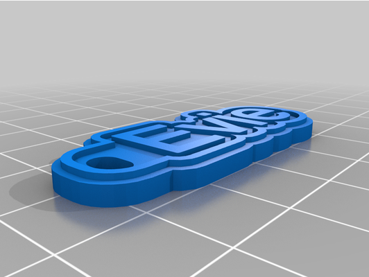 my customized multiline tag or keychain green gray by cleverducktv 3d print model - Mito3D