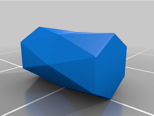 71 sfaccettatura origami geometrico fiore vaso v14 ija pollici by minami ciao scatola contenitore arredamento geometria fioriera casa 3d print model - Mito3D