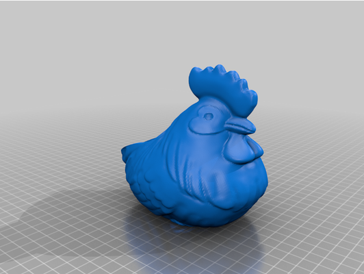 gallo fioriera by dinosaurnothlit 3d print model - Mito3D