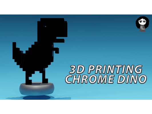 chrome dinosaure by pliant 3d print model - Mito3D