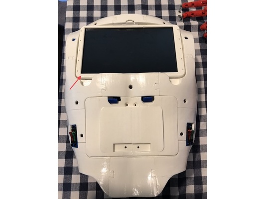 inmoov 9 toccare schermo adattatore kit by boymurdock 3d design stampante arduino schermo montare lampone pi robotica touch screen 3d print model - Mito3D