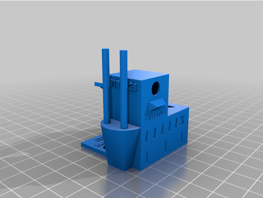 totalement banal allumé étalonnage cube by perdu technologie 3d print model - Mito3D