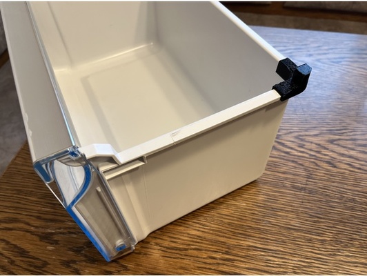 siemens congelador gaveta cair proteção by biho1 quedas 3d print model - Mito3D