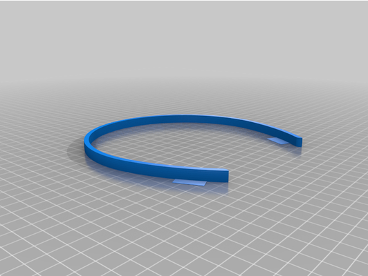my customized hair band by pacabra 3d print model - Mito3D