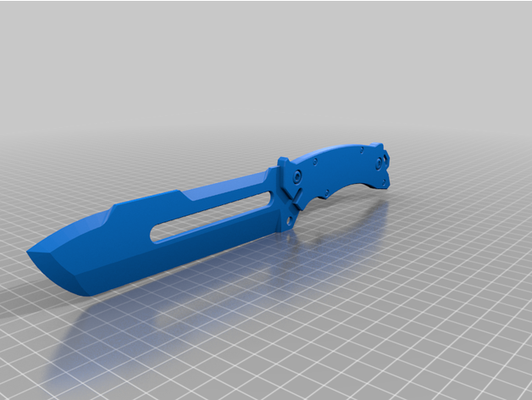 gtfo messer by abonnieren 3d print model - Mito3D