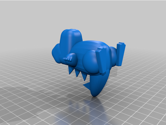 totodile by iotokoadile 3d print model - Mito3D