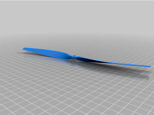 my customized parametric propeller v3 + v4 auto generate naca airfoil by pieterfry 3d print model - Mito3D