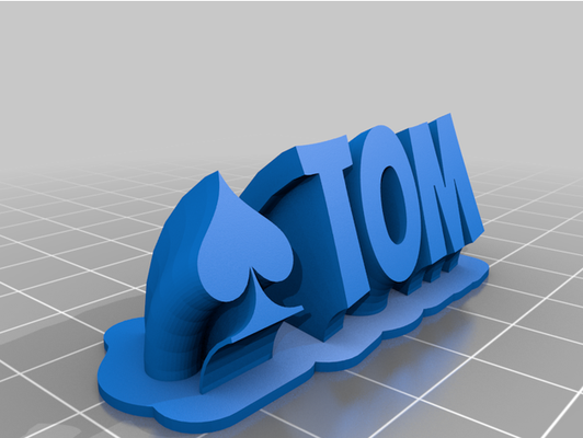 tom by kbankz5 özelleştirilmiş 3d print model - Mito3D