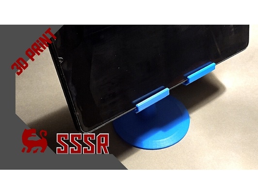 ajustável tábua stan by sssr sh multi angle phone portátil ficar pé 3d print model - Mito3D
