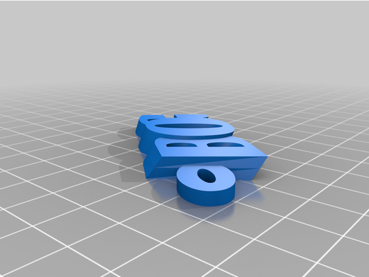 my customized iamburny's text - keyring keyfob by jamietebay 3d print model - Mito3D