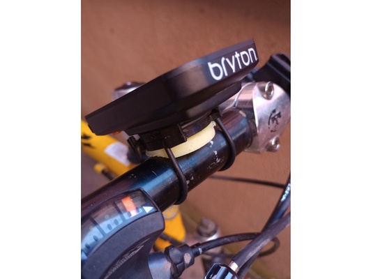 bryton rider handlebar mount by mattoni bike supportless 3d print model - Mito3D