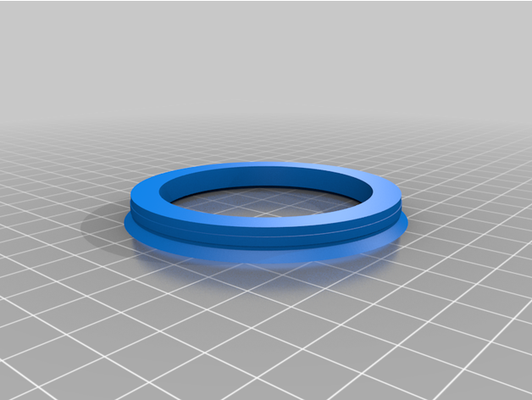 my customized wheel rim mount center ring by dragomirdragos99 3d print model - Mito3D