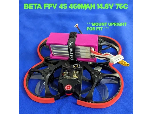 beta fpv 95x battery holder by miremaker betafpv drone drones racing 3d print model - Mito3D