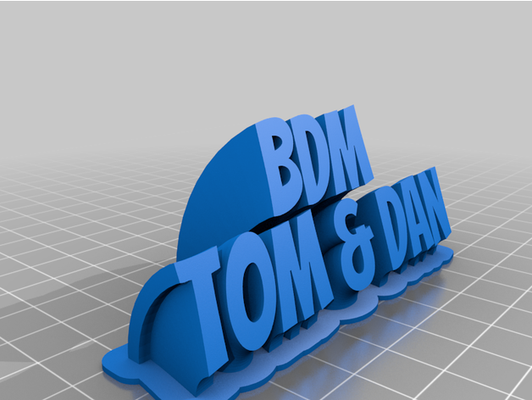 bdm varrendo 2 line prato texto by fotos disquete personalizado 3d print model - Mito3D