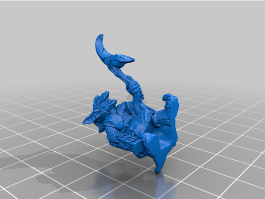 goblin bruxo pre supported by tytantroll miniaturas 3d print model - Mito3D