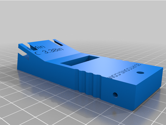 my customized pocket hole jig - i math by cg030770 3d print model - Mito3D