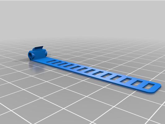 3mm clip câble attacher tpu by onowabiz personnalisé 3d print model - Mito3D