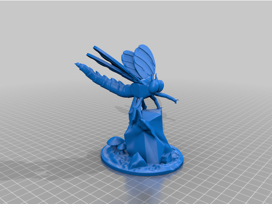 dragonfly people by praticando masmorras dragões osr descobridor rpg ttrpg 3d print model - Mito3D