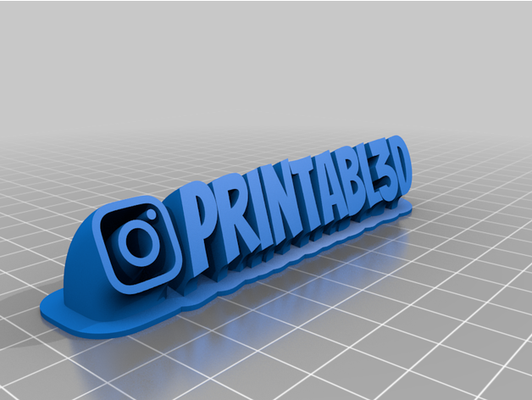 my personalizado barriendo 2 line plato texto by temerario desesperado 3d print model - Mito3D