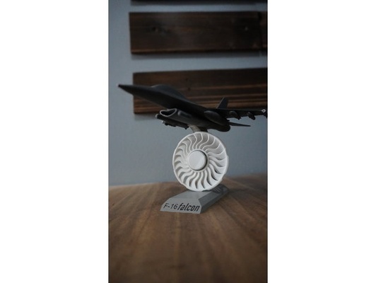 spinner by ma 98 bearing fan fidget jet engine 3d print model - Mito3D