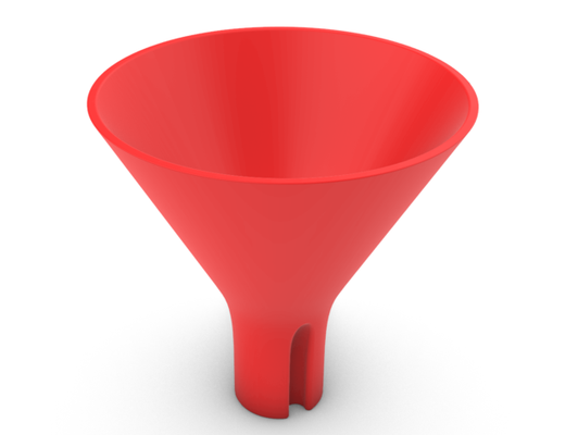 vent funnel 3 inch by abombdesigns funnels 3d print model - Mito3D