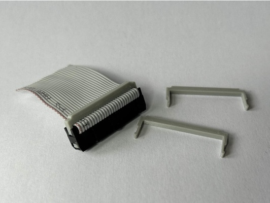 fêmea idc conector tensão alívio by cortar substituição plugue banheira 3d print model - Mito3D
