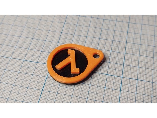 half life chaveiro by alexvip nsk 3d print model - Mito3D