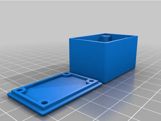 my angepasst projekt box deckel schrauben by carluk003 3d print model - Mito3D