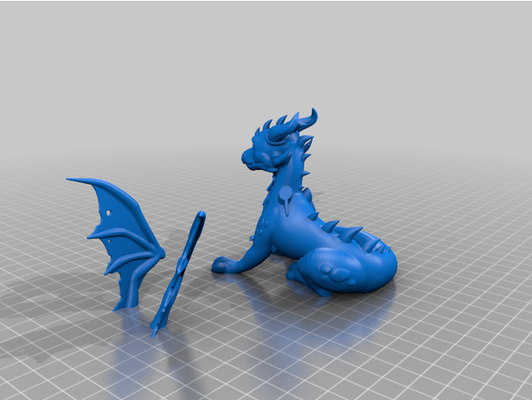 bambino drago 2 aggiustare by userfromneighboringgalaxy 3d print model - Mito3D