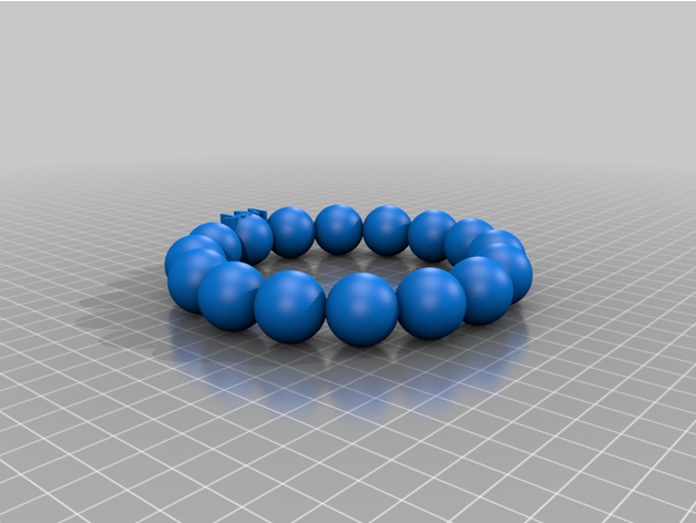 3dprinted pulseira by jeffman403 3D print model - Mito3D