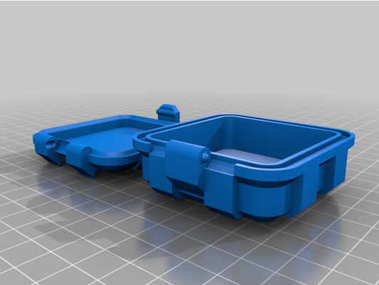 my personalizado parametrizável áspero caixa v2 openscad by impressão digital 3d print model - Mito3D