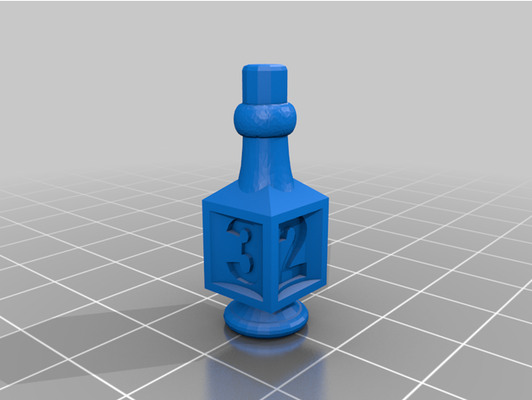 d4 poção by xeonot 3d print model - Mito3D