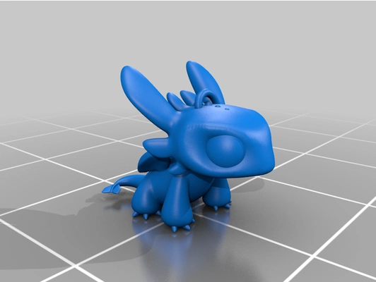 toothless by bigsalomitommie 3d print model - Mito3D