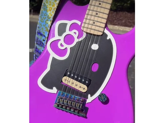 hola gatito recoger guardia baretta especial or in progreso by rockitmusicgear guitarra guitarrista kramer golpeador 3d print model - Mito3D