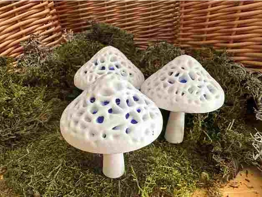 double couleur modulaire champignon casquettes stochastique by davefaitdestrucs bambu bambulab jeu of champignons multicolore snapmaker 3d print model - Mito3D