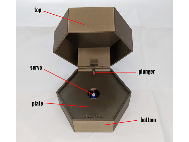 programável música caixa by degroof adafruit arduino mp3 3D print model - Mito3D