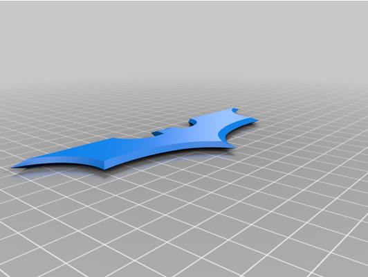 batarang by amande batman 3d print model - Mito3D