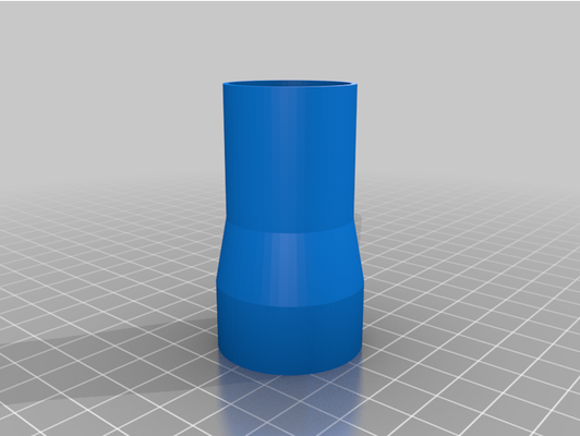 hose2spindle adapter by sasktrini angepasst 3d print model - Mito3D