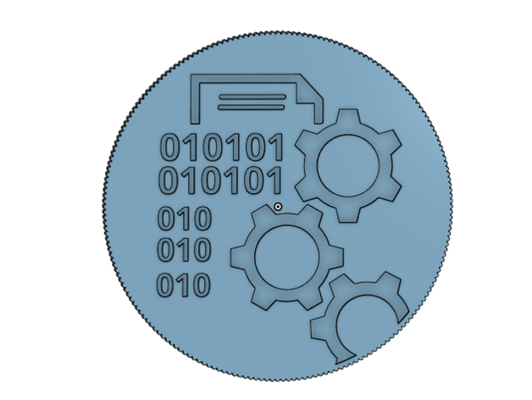 bitcoin moneta by chuckrogers01 po 3d print model - Mito3D