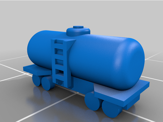 train pétrolier by technologie 3d print model - Mito3D